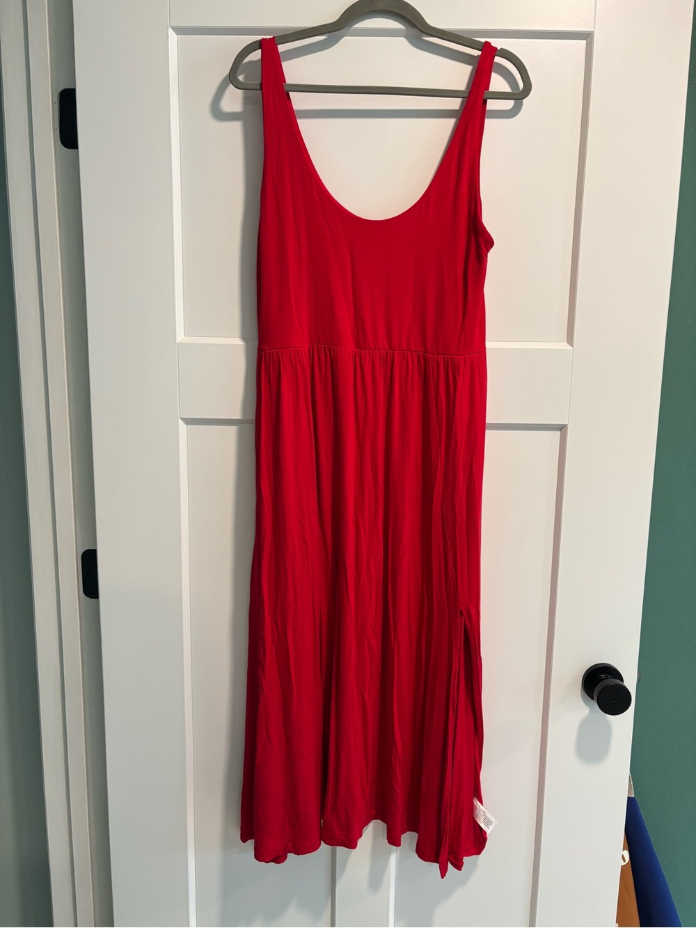 a new day Red Scoop-Neck Sleeveless Maxi Dress